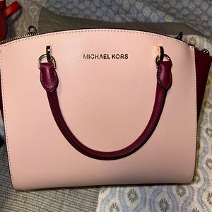 BNWT Michael Kors Magenta Multi satchel